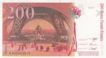 Frankreich 200 Francs - Gustave Eiffel - Eiffel Tower - 1995 - Serial H.002