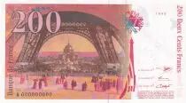 Frankreich 200 Francs - Gustave Eiffel - Eiffel tower - 1995 - Specimen - P.159