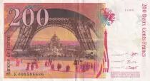 Frankreich 200 Francs - Gustave Eiffel - Eiffel tower - 1996 - Letter K - VF - P.159