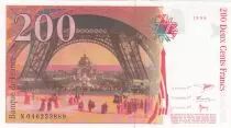 Frankreich 200 Francs - Gustave Eiffel - Tour Eiffel  - 1996 - Serial N.046