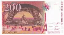 Frankreich 200 Francs - Gustave Eiffel - Tour Eiffel - 1996 - Lettrer L - P.159