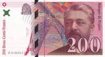 Frankreich 200 Francs - Gustave Eiffel - Tour Eiffel - 1996 - Lettrer P - P.159