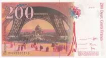 Frankreich 200 Francs - Gustave Eiffel - Tour Eiffel - 1999 - Serial D.085
