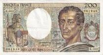 Frankreich 200 Francs - Montesquieu - 1981 - S&eacute;rie G.002