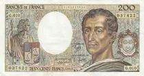 Frankreich 200 Francs - Montesquieu - 1982 - Serial G.010