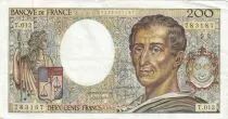 Frankreich 200 Francs - Montesquieu - 1982 - S&eacute;rie T.012