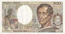 Frankreich 200 Francs - Montesquieu - 1983 - Serial A.015