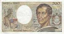 Frankreich 200 Francs - Montesquieu - 1983 - Serial B.014 - F.70.03