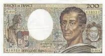 Frankreich 200 Francs - Montesquieu - 1983 - Serial D.014 - F.70.03