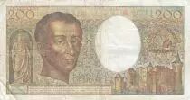 Frankreich 200 Francs - Montesquieu - 1983 - Serial L.016 - F.70.03