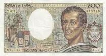 Frankreich 200 Francs - Montesquieu - 1983 - Serial X.017 - F.70.03