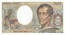 Frankreich 200 Francs - Montesquieu - 1987 - Serial D.050
