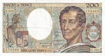 Frankreich 200 Francs - Montesquieu - 1987 - Serial E.053