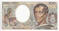 Frankreich 200 Francs - Montesquieu - 1987 - Serial N.054 - P.155