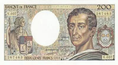 Frankreich 200 Francs - Montesquieu - 1988 - SerialV.057