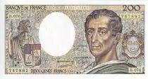 Frankreich 200 Francs - Montesquieu - 1989 - Serial B.076 - P.155