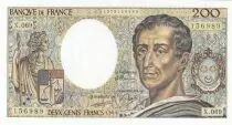 Frankreich 200 Francs - Montesquieu - 1989 - Serial X.069
