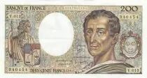 Frankreich 200 Francs - Montesquieu - 1990 - Serial V.013 - F.70.02