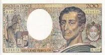 Frankreich 200 Francs - Montesquieu - 1992 - Serial B.129 - P.155