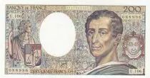 Frankreich 200 Francs - Montesquieu - 1992 - Serial U.106