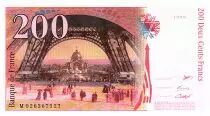 Frankreich 200 Francs Gustave Eiffel - Eiffel tower - 1996