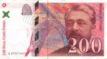 Frankreich 200 Francs Gustave Eiffel 1997 - Eiffel Tower - Various serials - VF