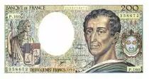 Frankreich 200 Francs Montesquieu - 1994 - Serial P.160 - aUNC