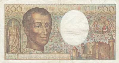 Frankreich 200 Francs Montesquieu 1985 - Serial B.033