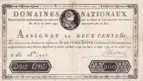Frankreich 200 Livres Louis XVI - 30-04-1792 - Serial 2 A