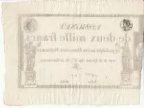 Frankreich 2000 Francs 18 Nivose An III - 7.1.1795 - Sign. Aze