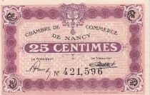 Frankreich 25 centimes - Chambre de Commerce - Nancy