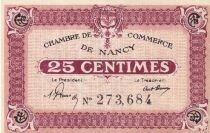 Frankreich 25 centimes - Chambre de Commerce - Nancy