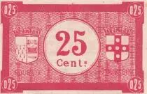 Frankreich 25 Centimes - Ville - Roubaix-Tourcoing - S&eacute;rie BS 25