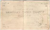 Frankreich 25 Centimes Anor City - 1915