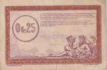 Frankreich 25 Centimes Regie des chemins de Fer - 1923 - Serial A.10 - XF - R.3