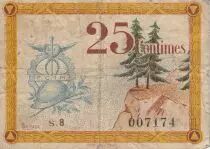 Frankreich 25 Centimes Salins-Les-Bains City