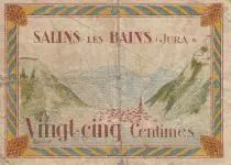Frankreich 25 Centimes Salins-Les-Bains City