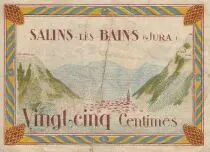 Frankreich 25 Centimes Salins-Les-Bains City