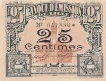 Frankreich 25 Cents - Banque d\'Emission de Lille - 1915 - * - P.59-1598