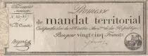 Frankreich 25 Francs - 28 Ventose An IV (18.03.1796) - VF
