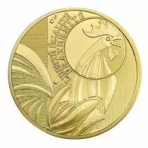 Frankreich 250 Euros Rooster 2nd Type - 2015 - Gold - Proof