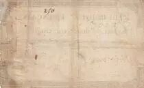 Frankreich 250 Livres - 7 Vendemiaire An II - 28.9.1793 - Sign. Desuillier