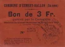 Frankreich 3 F Esmery-Hallon n&deg; 355