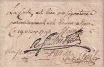 Frankreich 3 Livres - V&eacute;rificateur - Indre et Loire - Tours - 1792 - K.37-29as