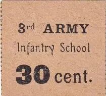 Frankreich 30 Cent - 3rd Army Infantry School - P.2