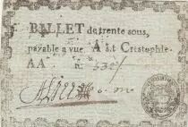 Frankreich 30 sous - Sarthe - St. Christophe - 1792