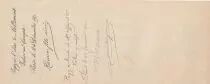 Frankreich 33,85 francs - Bank cheque receipt - Paris -17-12-1912