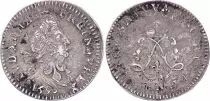 Frankreich 4 Sols, Louis XIV aux 2 L - 1693 N Montpellier - Argent