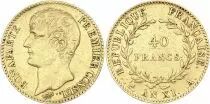 Frankreich 40 Francs Napoleon Consul - An XI A A Paris - Gold