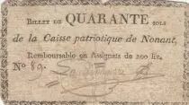 Frankreich 40 sols - Orne - Not shown at Kolsky - ND